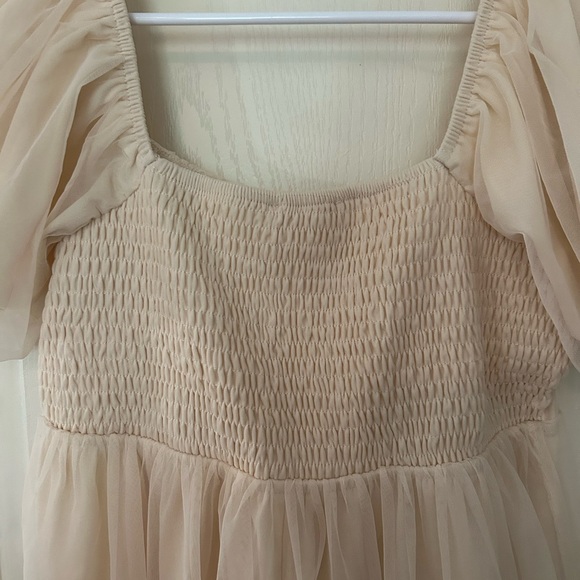 Listicle Boho Puff Sleeve Dress - Picture 7 of 8